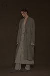 Mutedance 24 Autumn and Winter Long Cashmere Cardigan MD-MD24FW144-GRAY